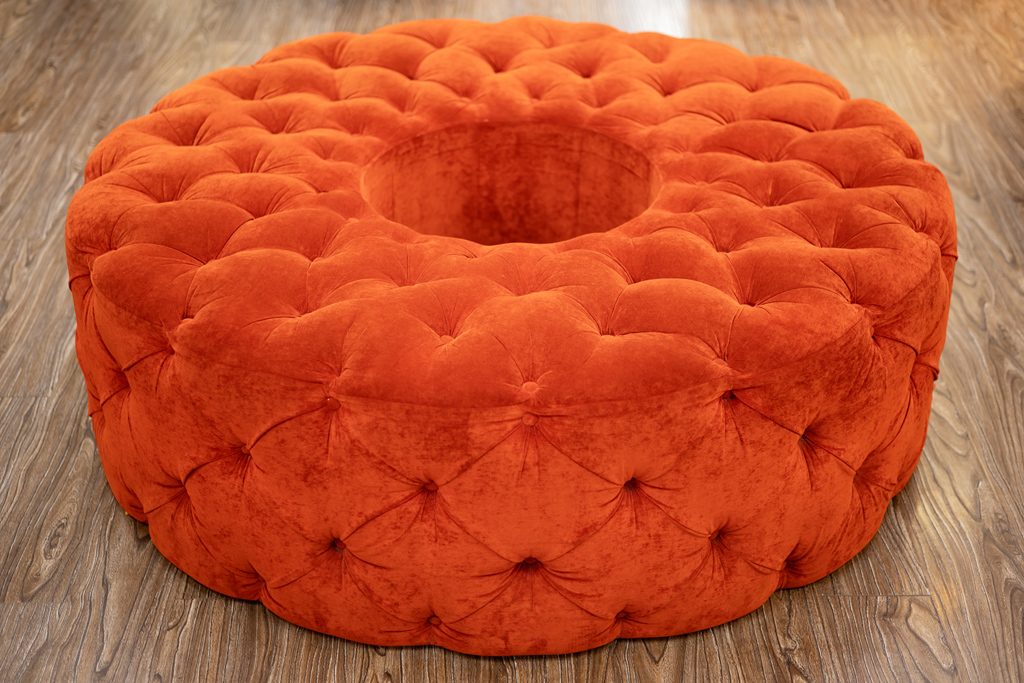 Sittpuff i sammet