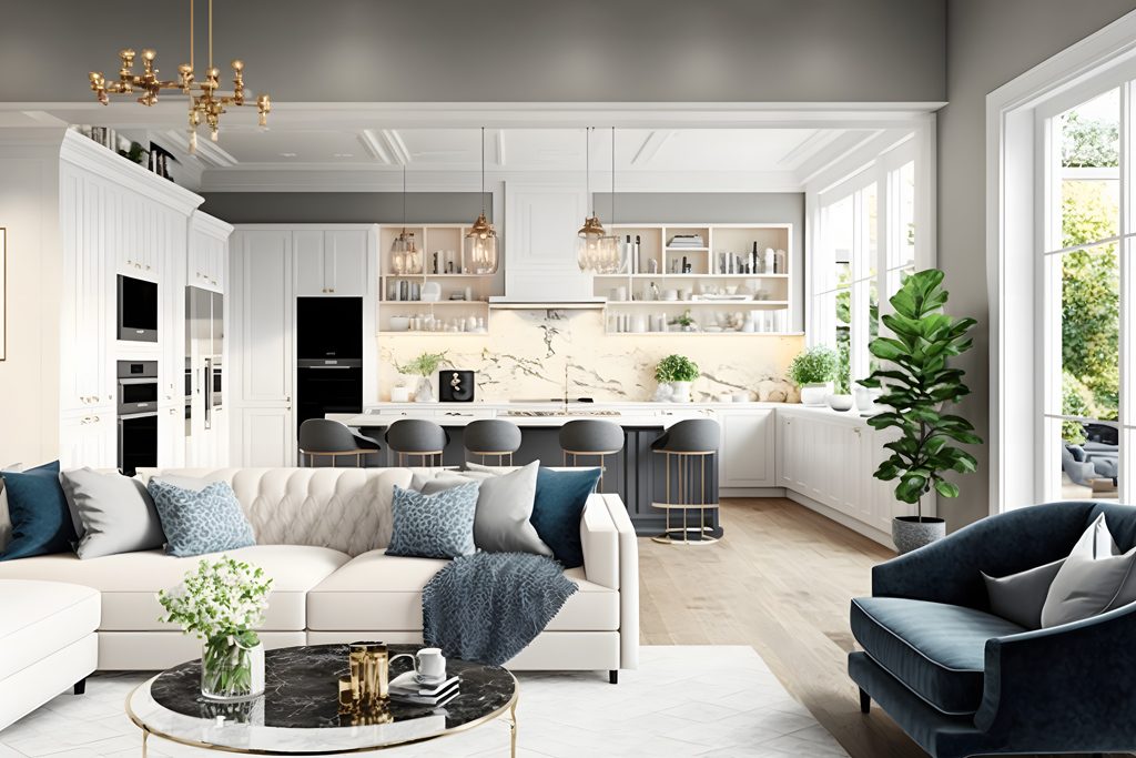 Homestyling av villa eller radhus