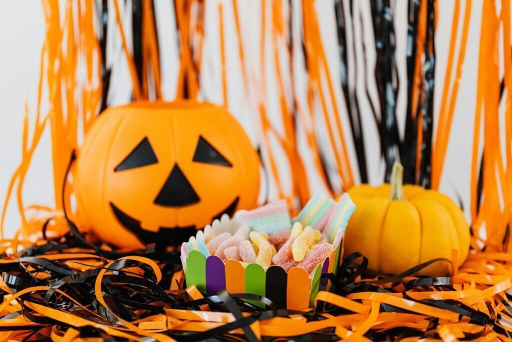Halloweenpynt för barnens rum