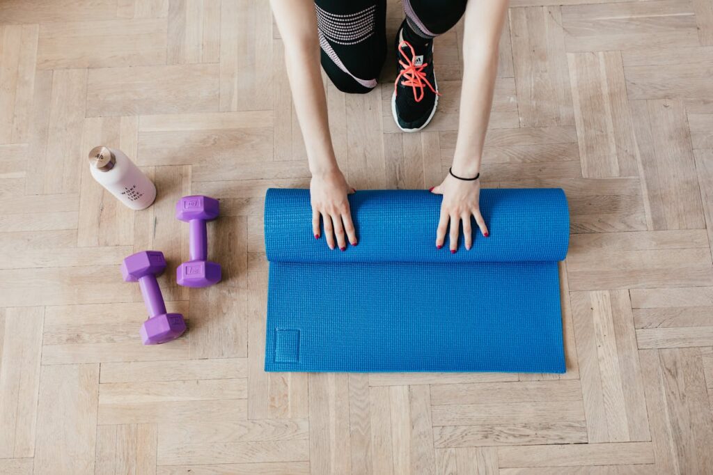 Yogamatta – grunden för hemmaträning