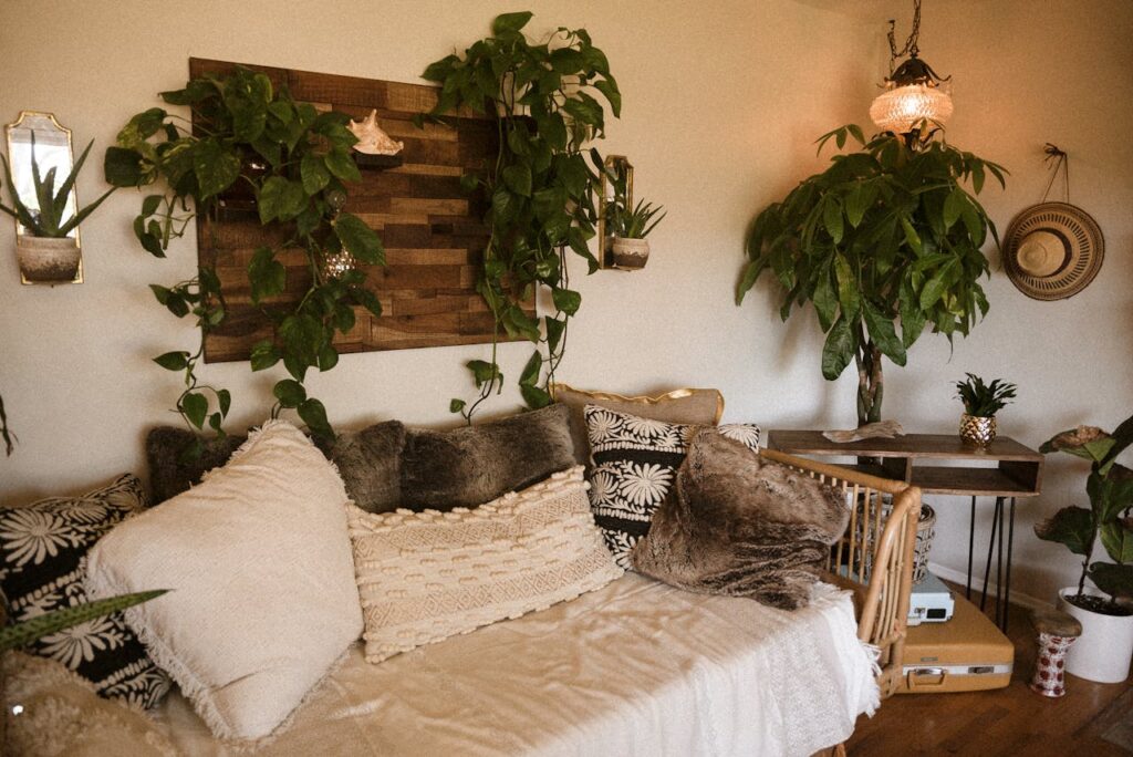 Soffa av säng